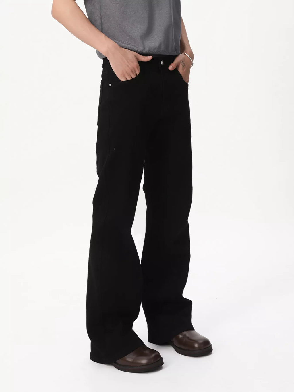 Men's Loose Fit Bootcut Jeans
