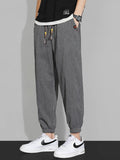 Men's Plus Size Casual Drawstring Joggers