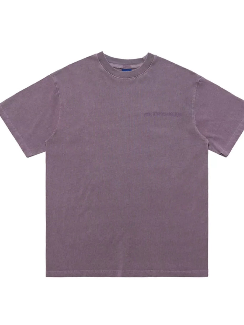 Men's Letter Round Neck Short Sleeve T-Shirt