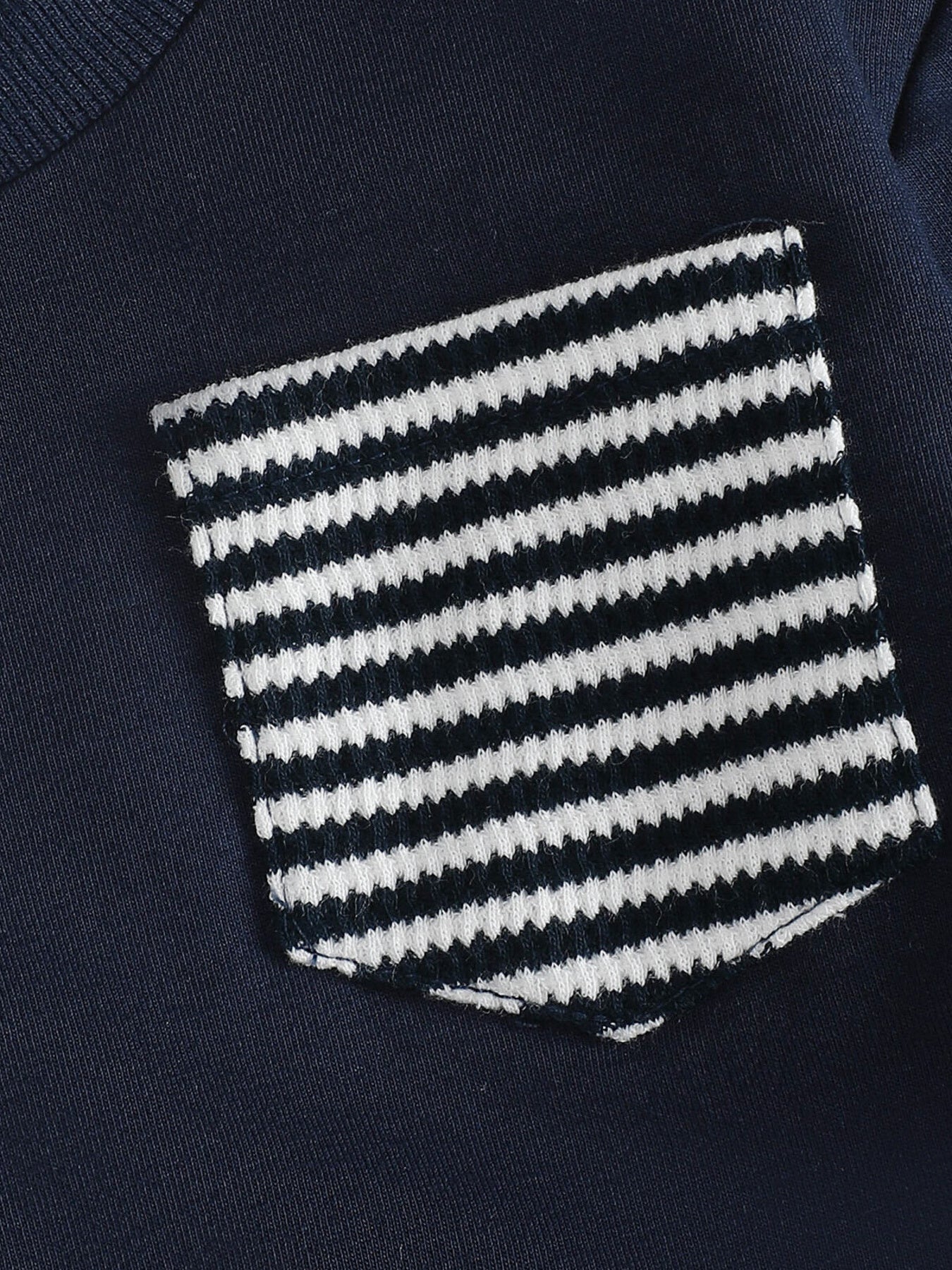 Children's Striped Pocket Sweatshirt & Pants Set