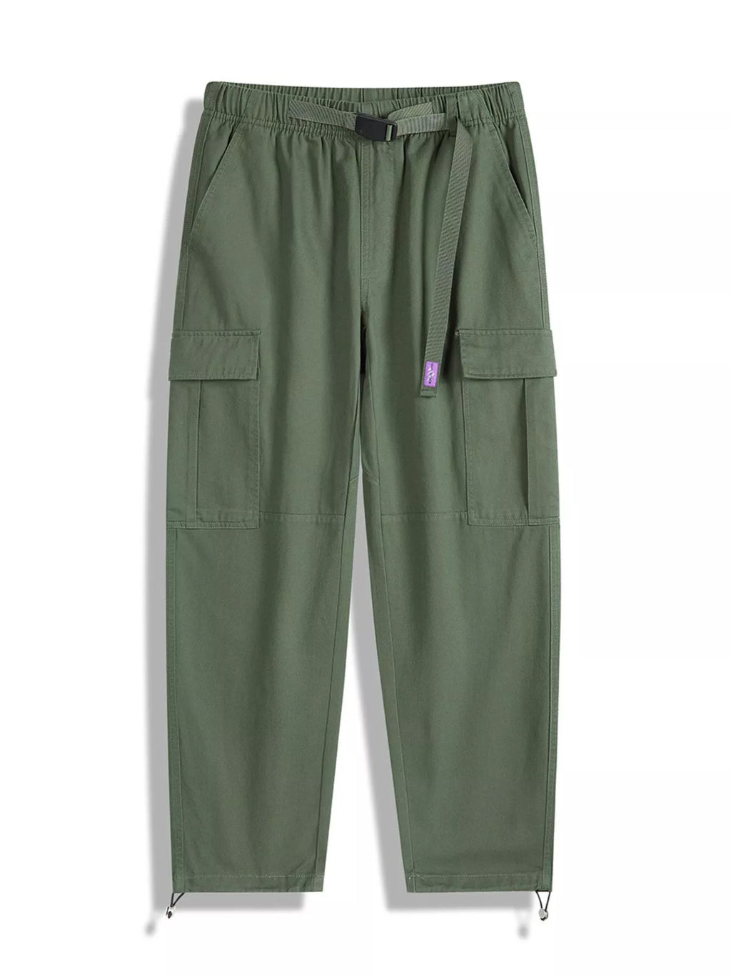Men's Full Size Casual Cargo Pants with Elastic Waist Plus Size