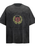 Men's Graphic Round Neck Short Sleeve T-Shirt