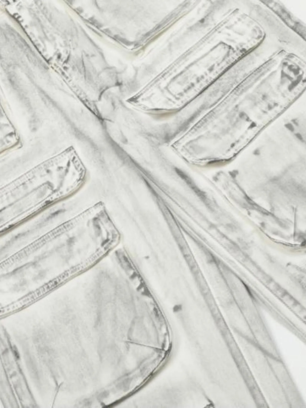 Men's Multi-Pocket Cargo Denim Jeans