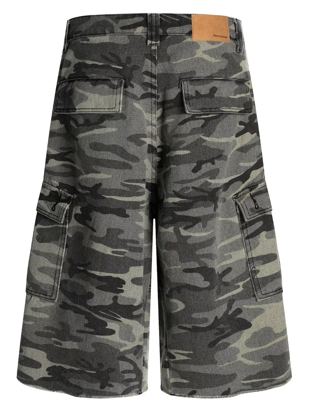 Men's Camouflage Cargo Denim Capris