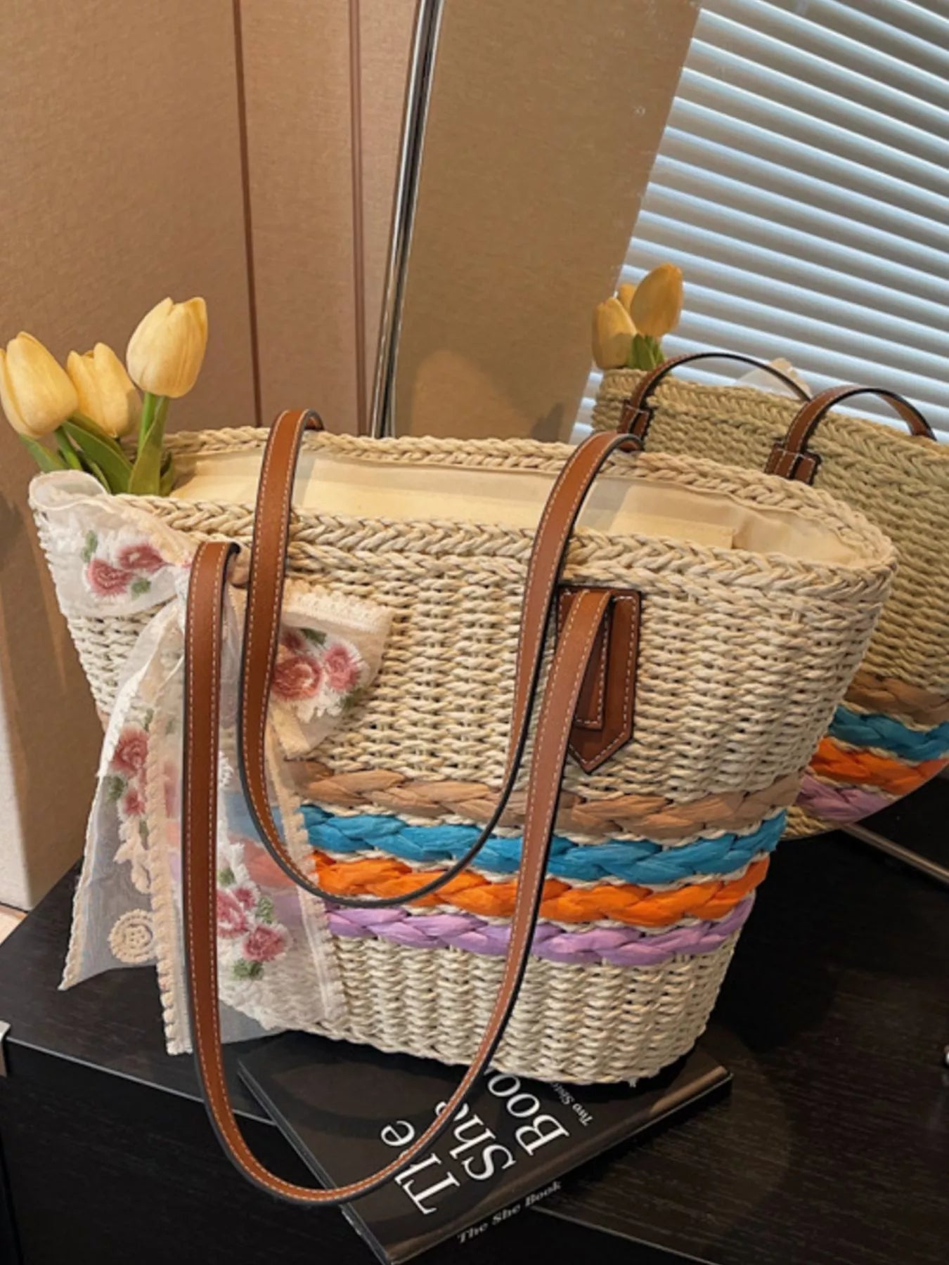 Straw Woven Shoulder Bag