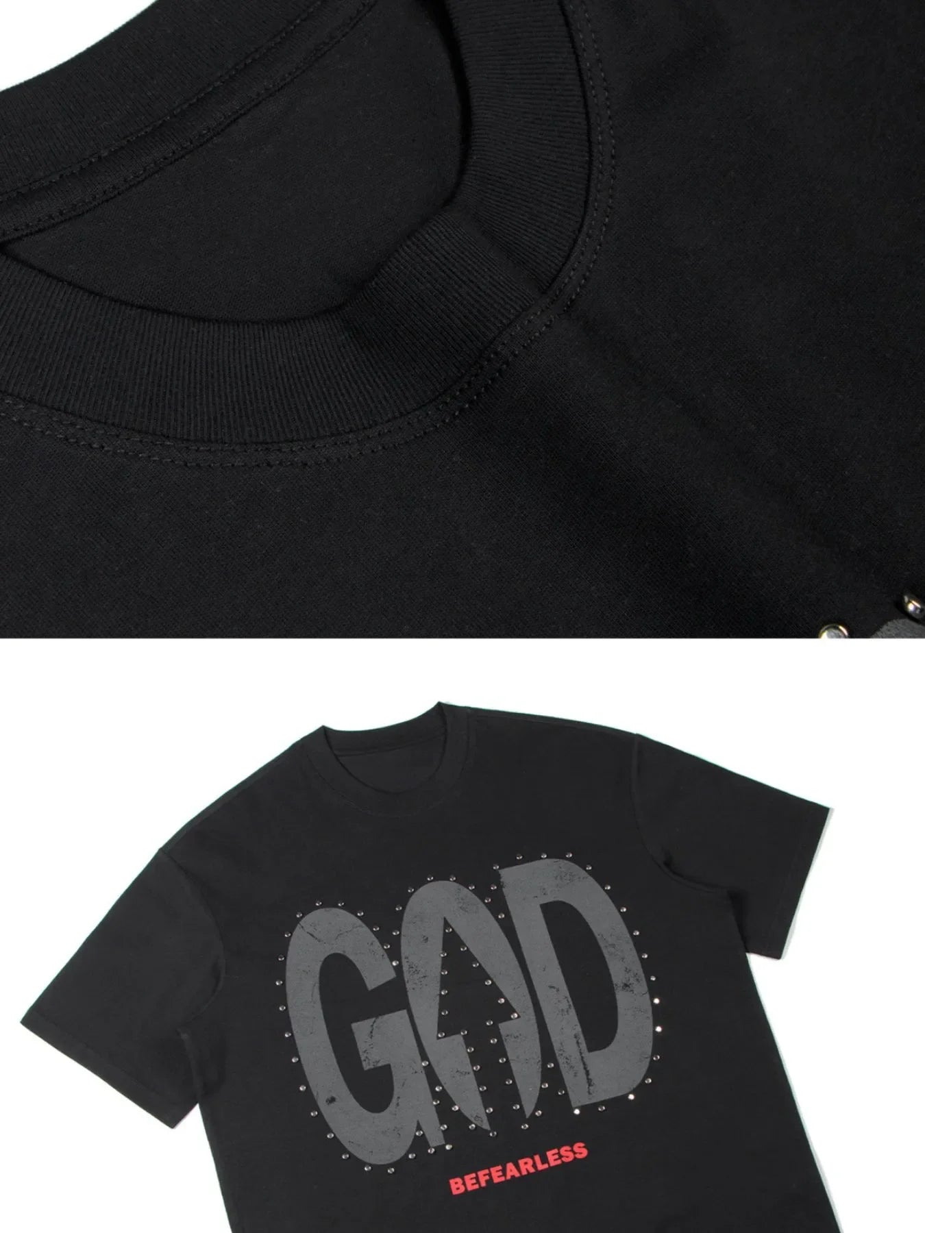 Men's Oversized Letter Graphic T-Shirt