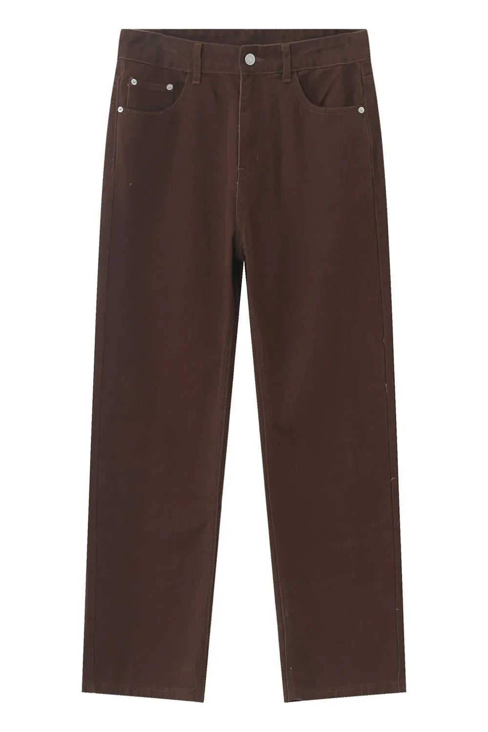 Straight Leg Jeans with Pockets