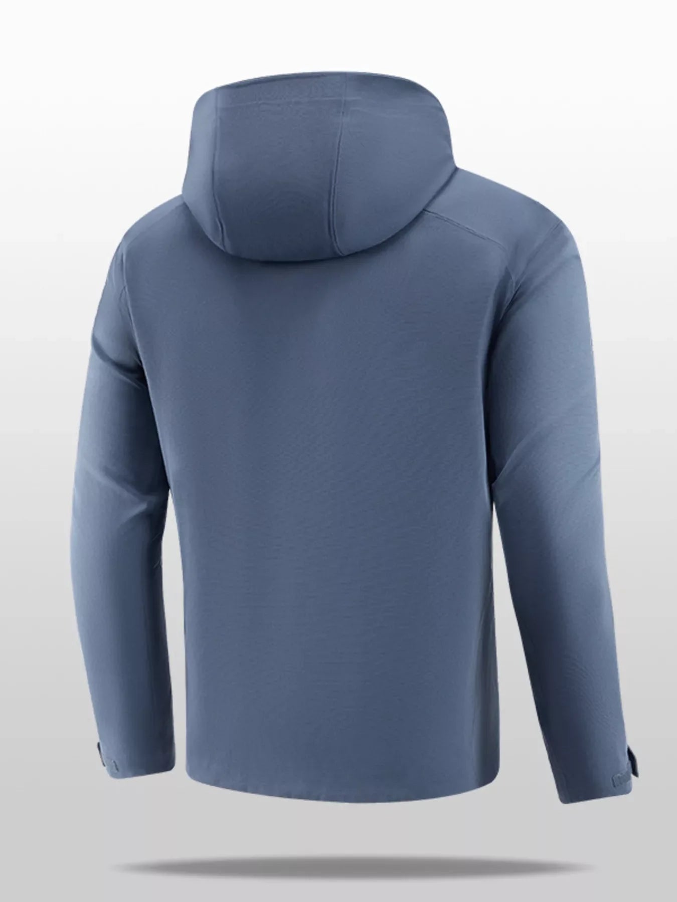 Men's Plus Size Lightweight Hooded Zip Up Jacket