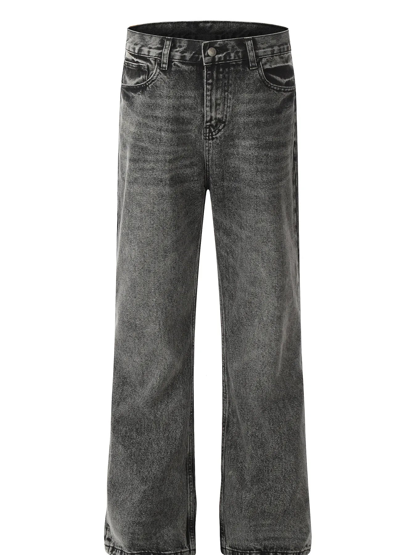 Men's Vintage Washed Wide Leg Jeans