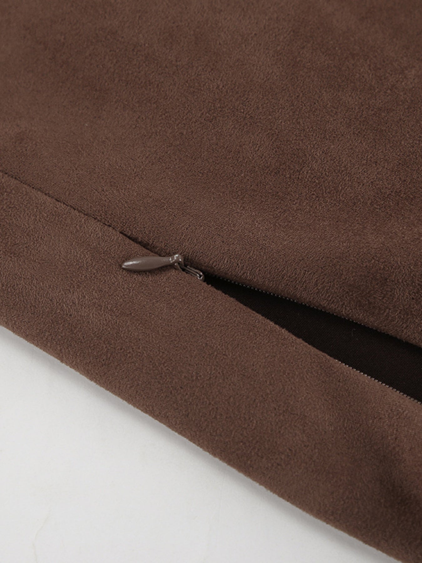 Suede Midi Skirt