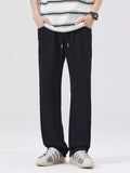 Men's Full Size Drawstring Wide Leg Casual Pants Plus Size