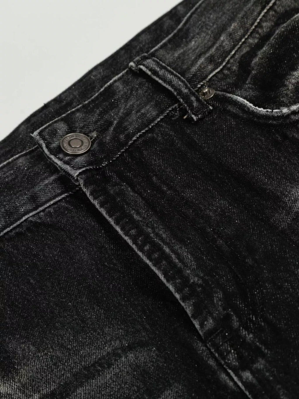 Men's Full Size Vintage Wash Wide Leg Jeans Plus Size