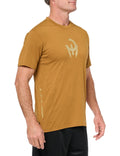 adidas Mens Mahomes Designed 4 Training T-Shirt Bronze Strata X-Large
