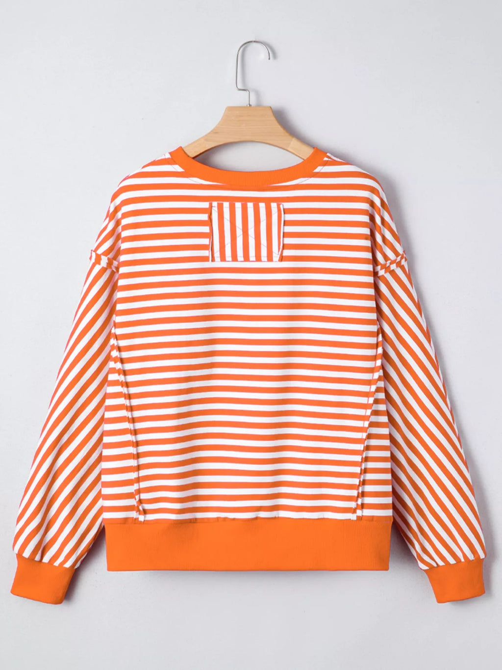 Striped Long Sleeve Casual Sweatshirt