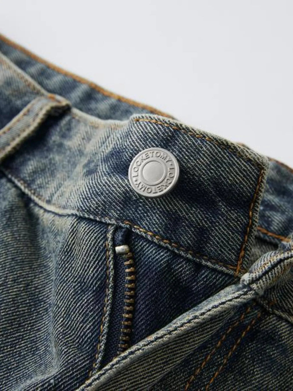 Men's Full Size Washed Cargo Wide Leg Jeans Plus Size