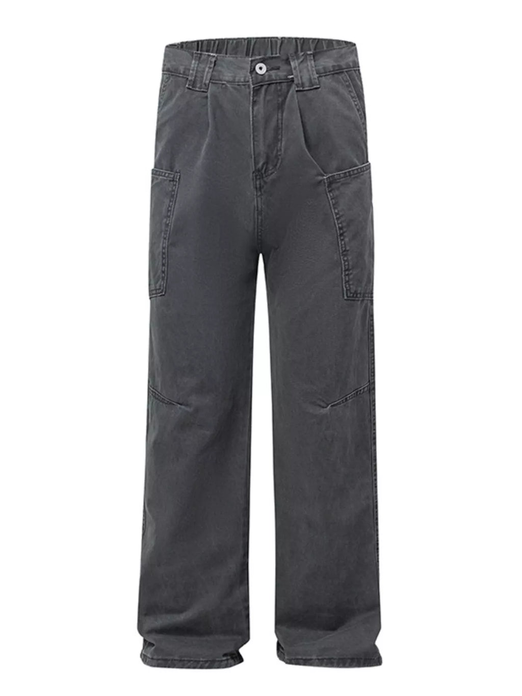 Men's Full Size Wide Leg Cargo Jeans Plus Size