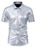 Men's Button Up Short Sleeve Shirt