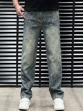 Men's Vintage Wash Relaxed Fit Jeans