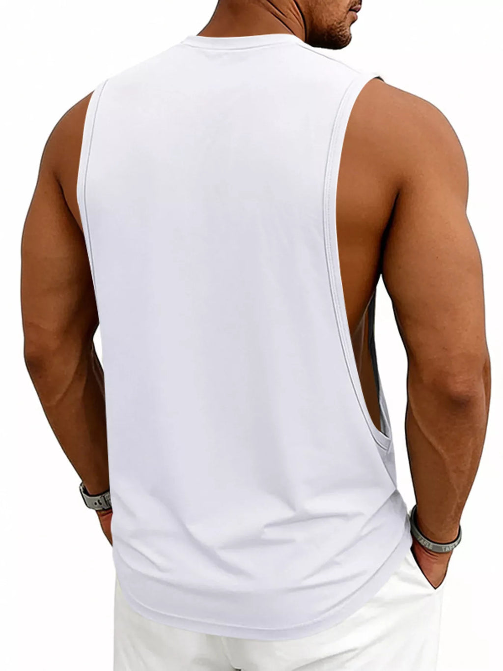 Men's Full Size Round Neck Tank Plus Size