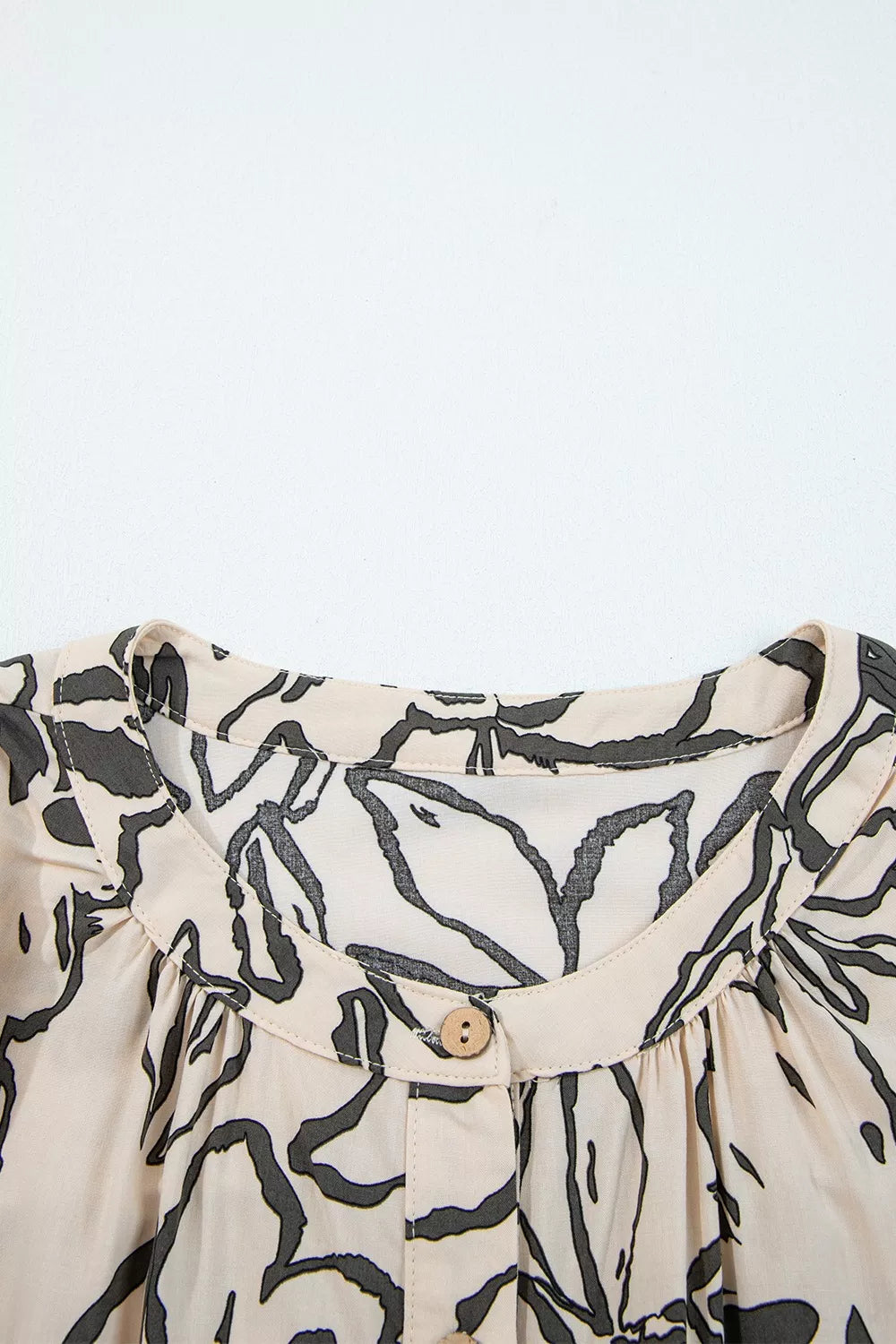 Floral Print Button-Down Shirt