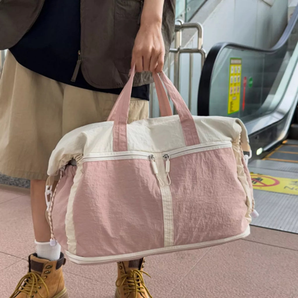 Color Block Travel Bag