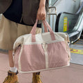 Color Block Travel Bag