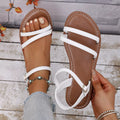 Open Toe Flats Sandals