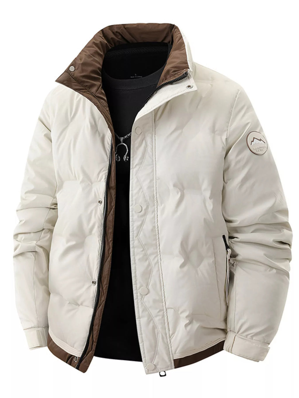 Men's Plus Size Warm Padded Lightweight Coat