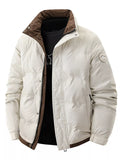 Men's Plus Size Warm Padded Lightweight Coat