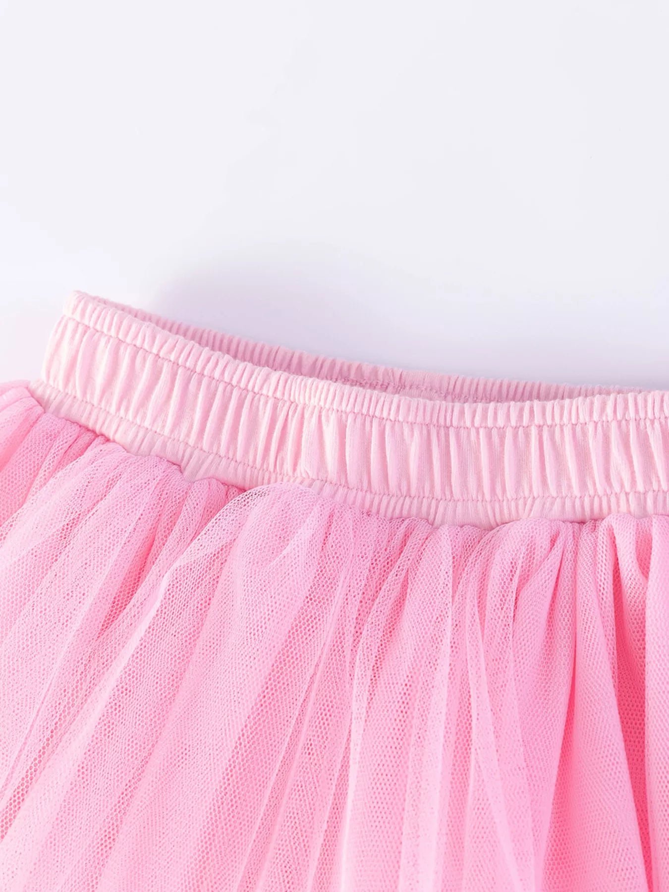 Children's Floral Top and Tulle Skirt Set