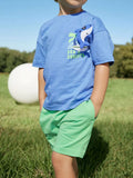 Children's Shark Graphic Round Neck T-Shirt