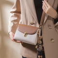 Two-Tone Flap Crossbody Bag