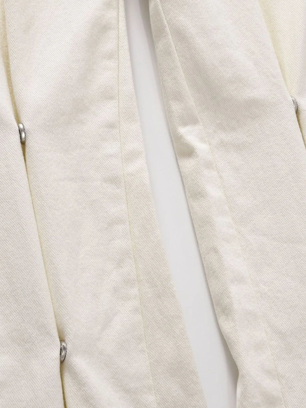 Men's Slim Straight Jeans with Snap Detail