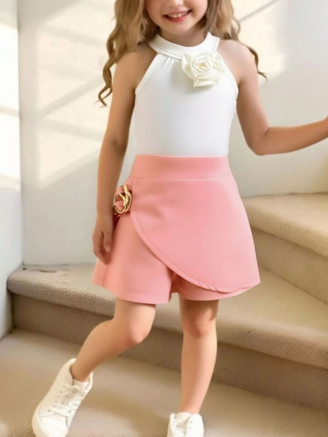 Children's Sleeveless Top & Skort Set