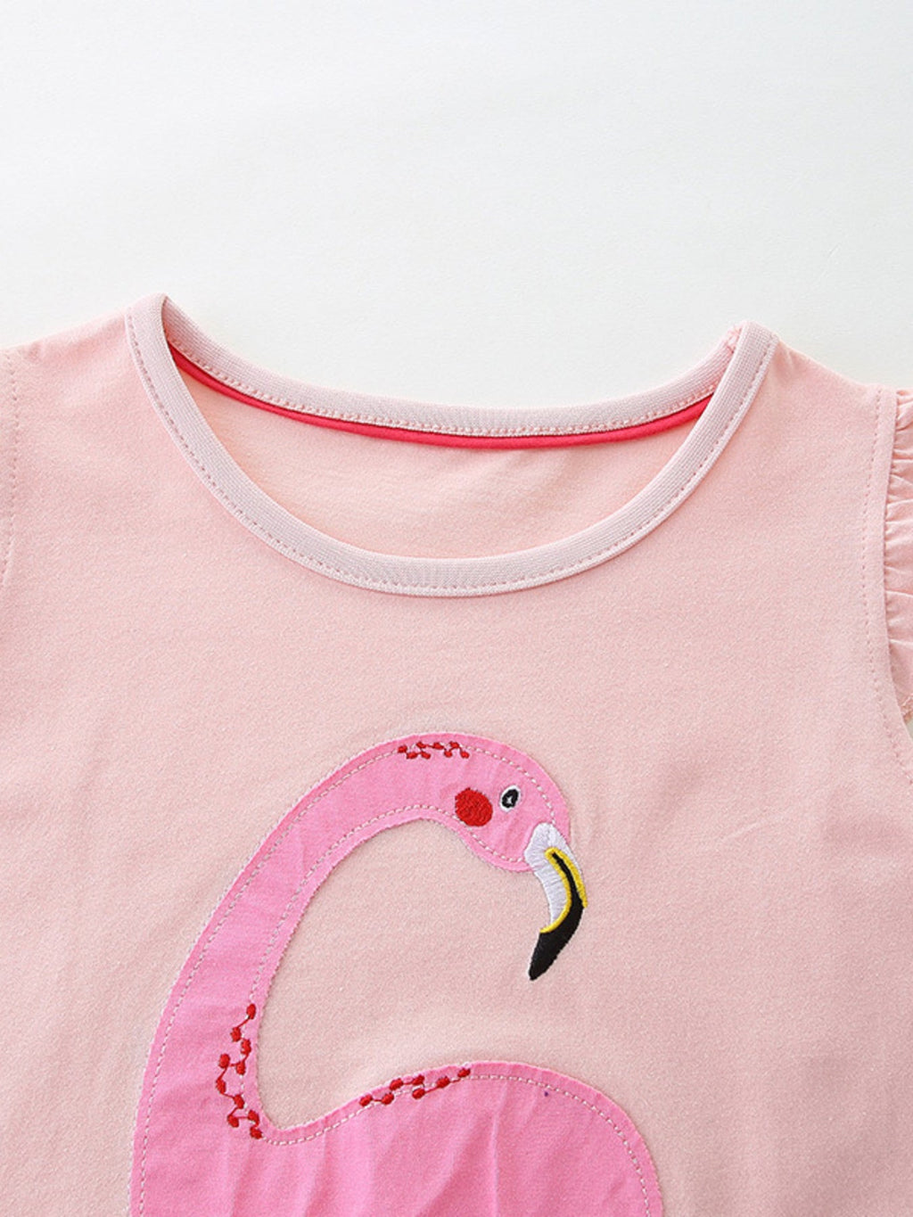 Children's Flamingo Ruffle Tulle Dress
