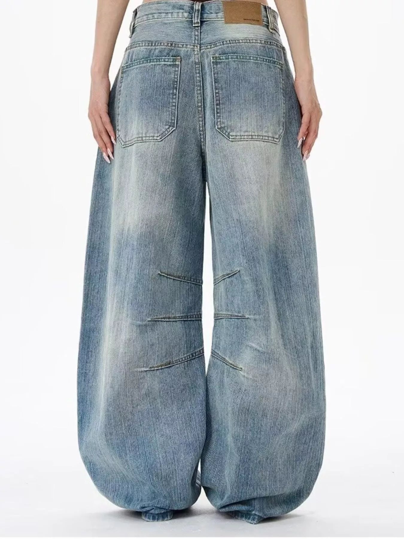 Men's Full Size Wide Leg Jeans Plus Size