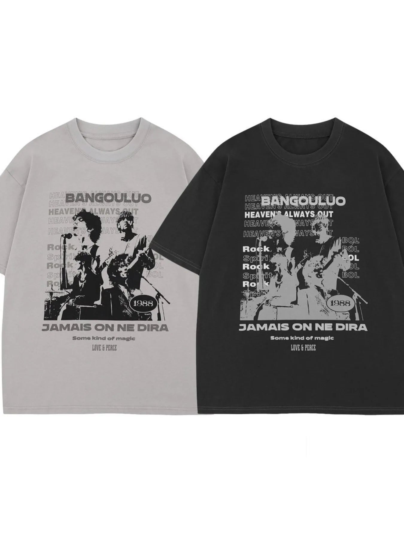 Men's Graphic Round Neck Oversized T-Shirt