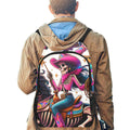 Baha Ranch Skeleton Cowgirl Backpack
