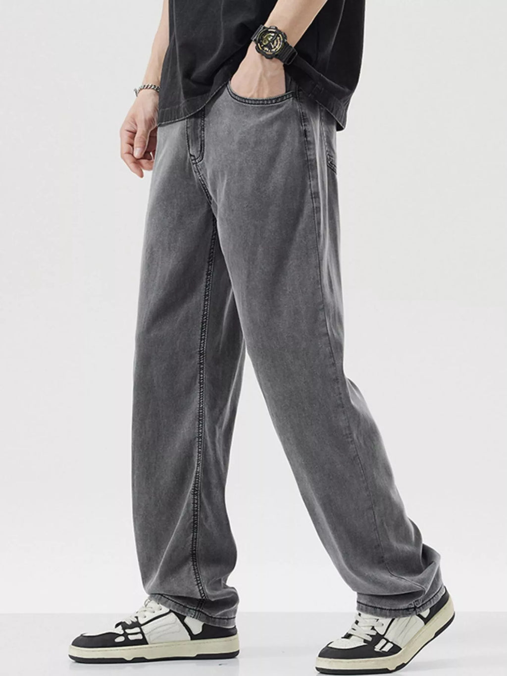 Men's Wide Leg Jeans