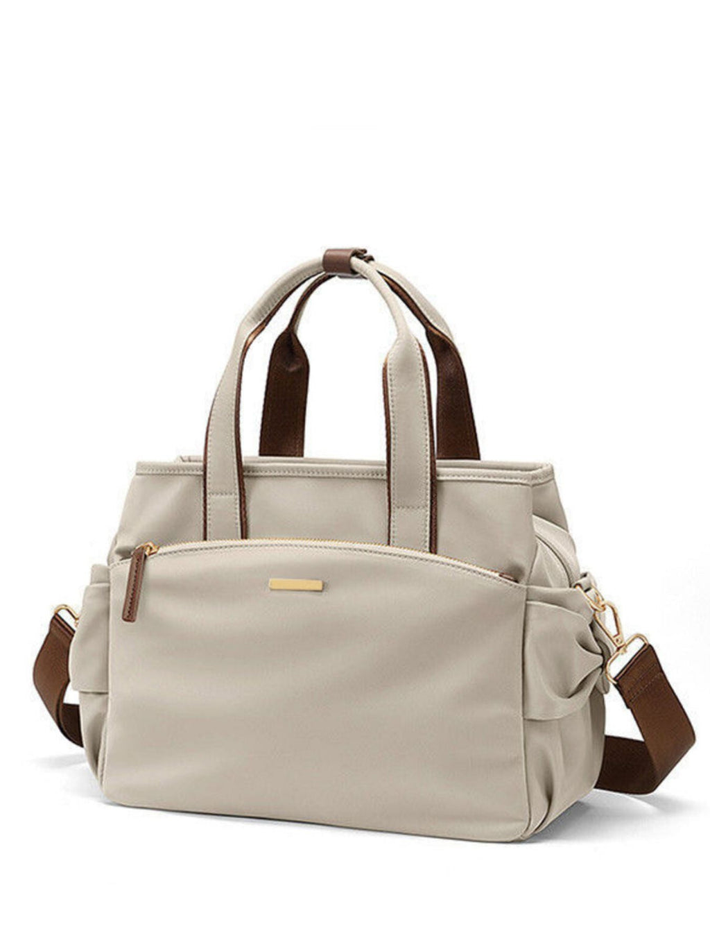 Top Handle Nylon Shoulder Bag