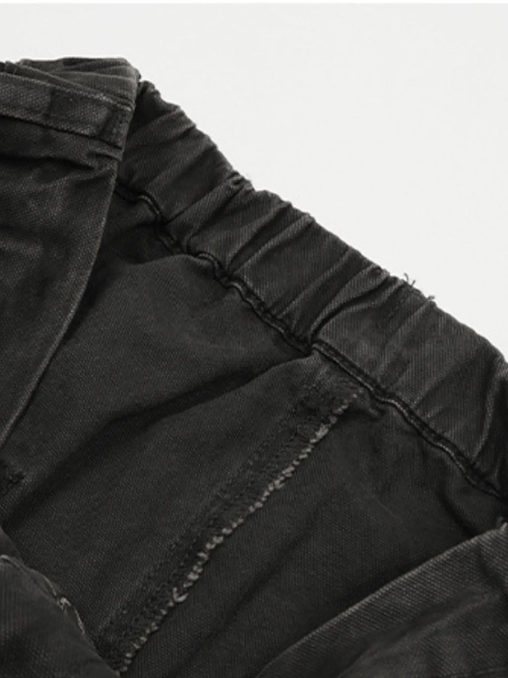 Men's Washed Wide Leg Jeans