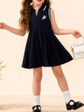 Children's Sleeveless Pleated Dress