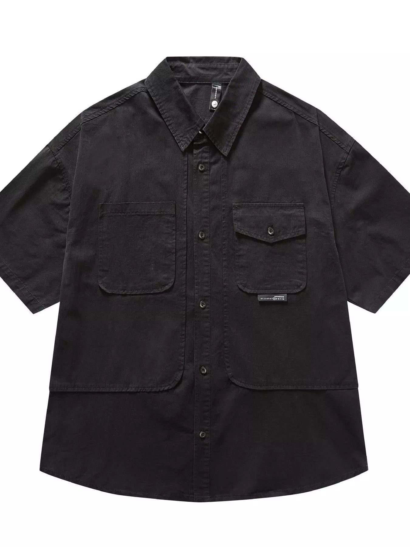 Men's Full Size Button Up Half Sleeve Shirt Plus Size