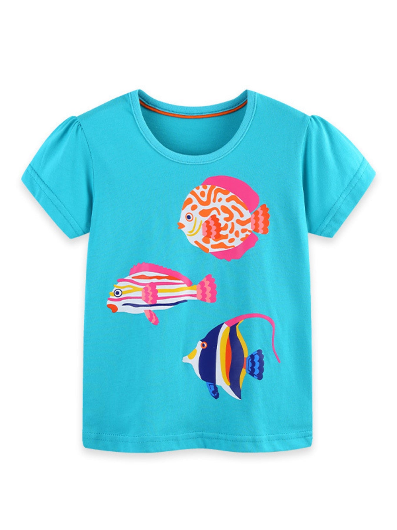 Children's Graphic Short Sleeve T-Shirt 3-Piece Set