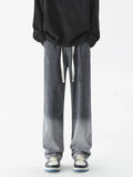 Men's Full Size Wide Leg Washed Jeans Plus Size