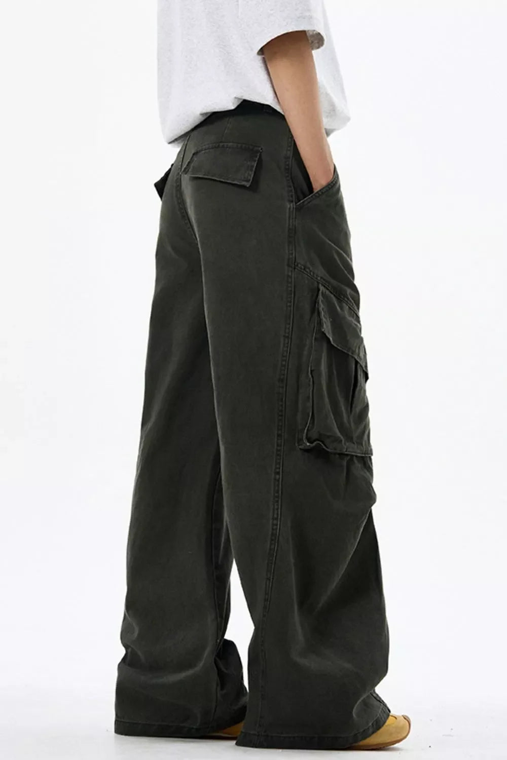 Men's Loose Fit Multi-Pocket Cargo Pants