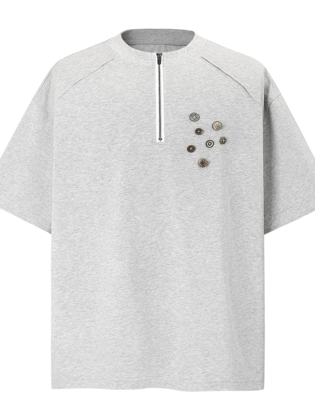 Men's Quarter-Zip Short Sleeve T-Shirt