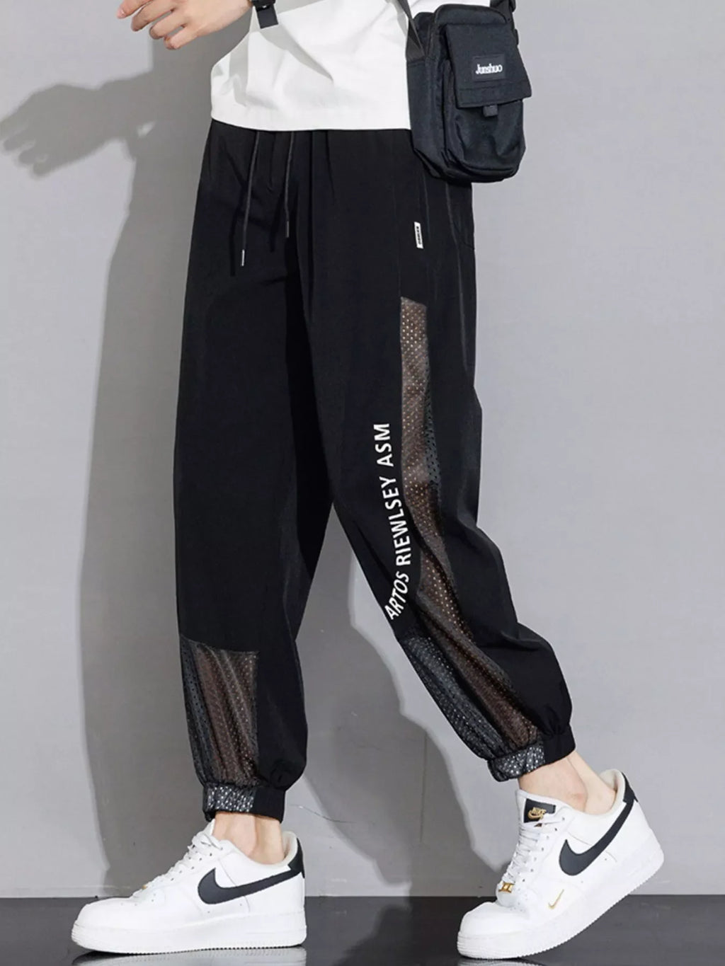 Men's Plus Size Wide Leg Pants