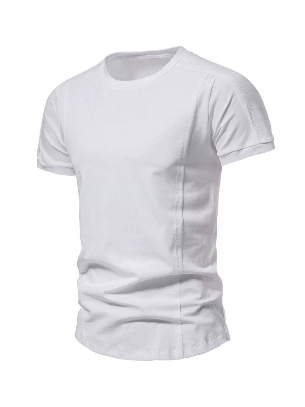 Men's Plus Size Round Neck Tactical Style T-Shirt