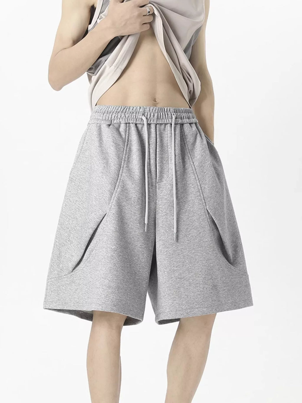 Men's Plus Size Relaxed Fit Sweat Shorts